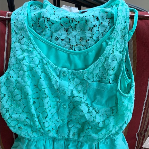 SO Dresses Size Medium Teal Lace Detail Dress Poshmark